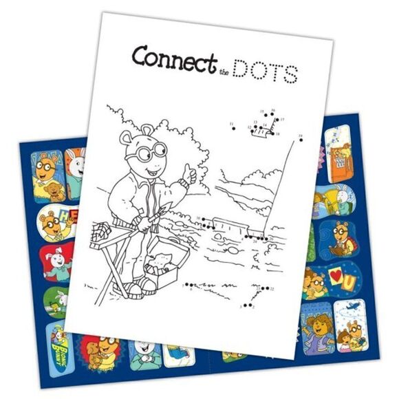 Bendon Publishing PBS Kids Arthur Social / Emotional Skills Workbook w/Stickers - Picture 2 of 4
